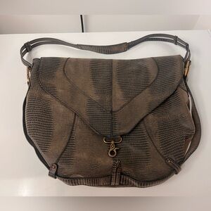 Deena & Ozzy Reptile Hobo Bag